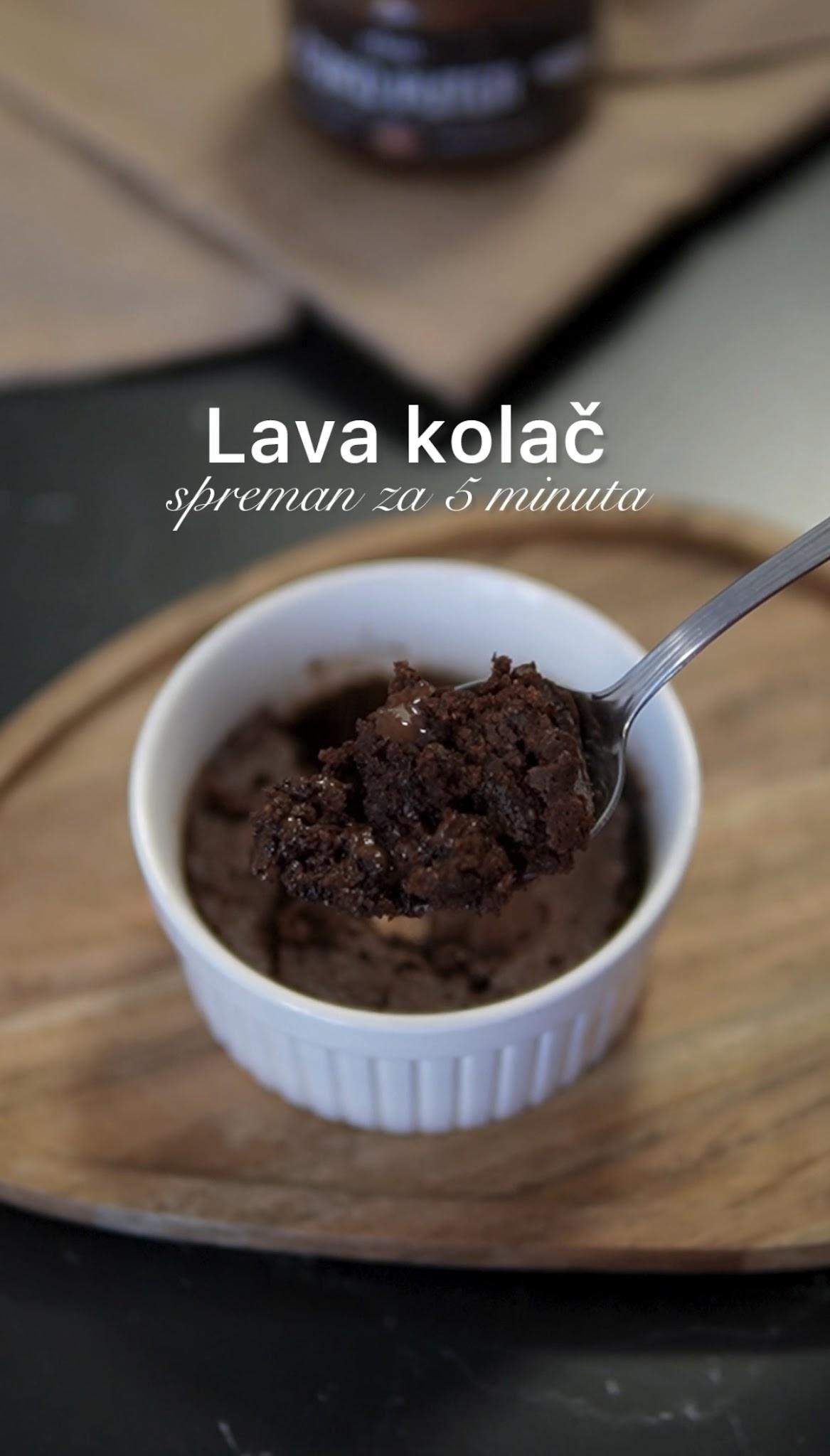 Zdravi lava kolač za 5 minuta